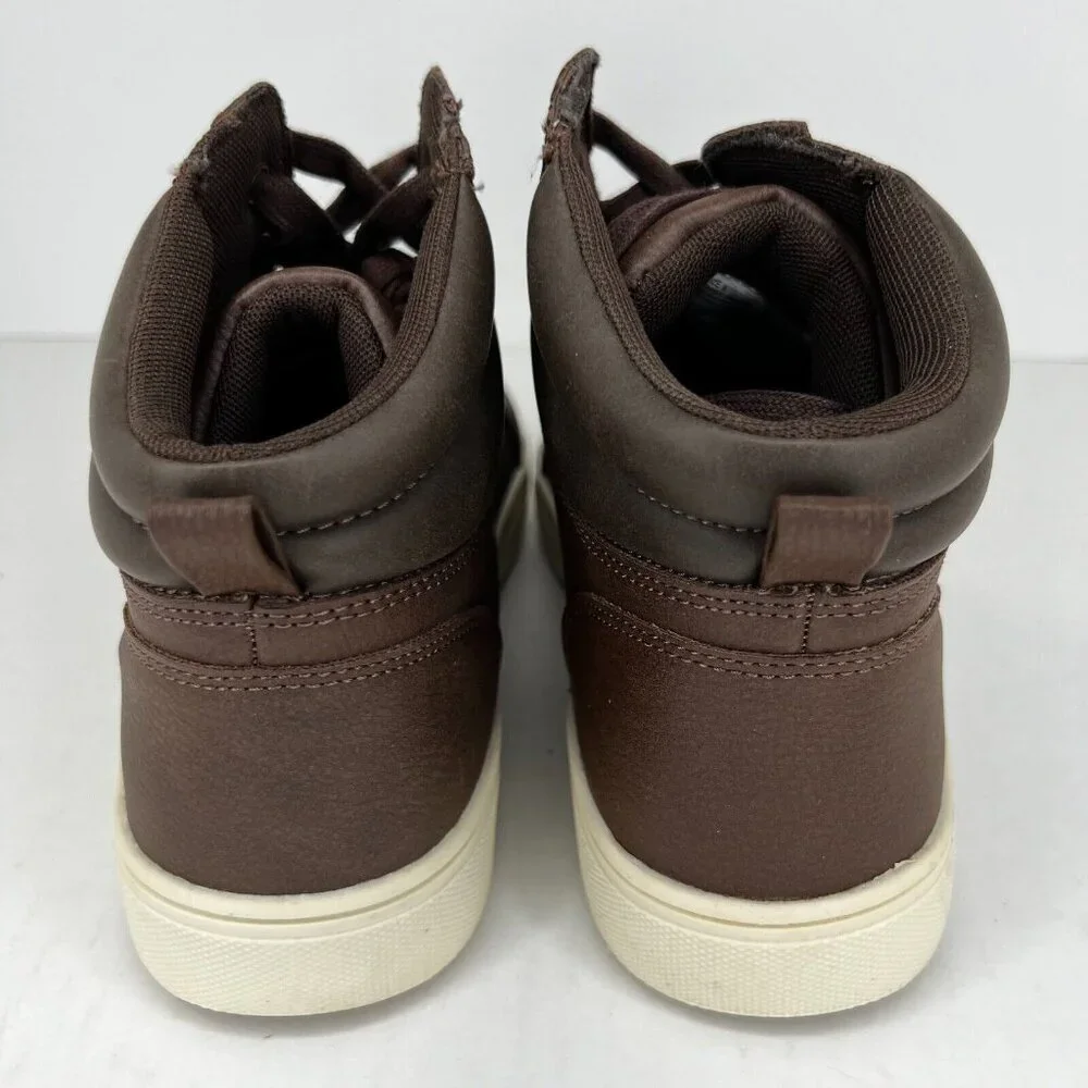 Goodfellow & Co Mens Brown Drew Lace Up Solid High Top Sneakers Size 8 Boots